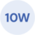 10W